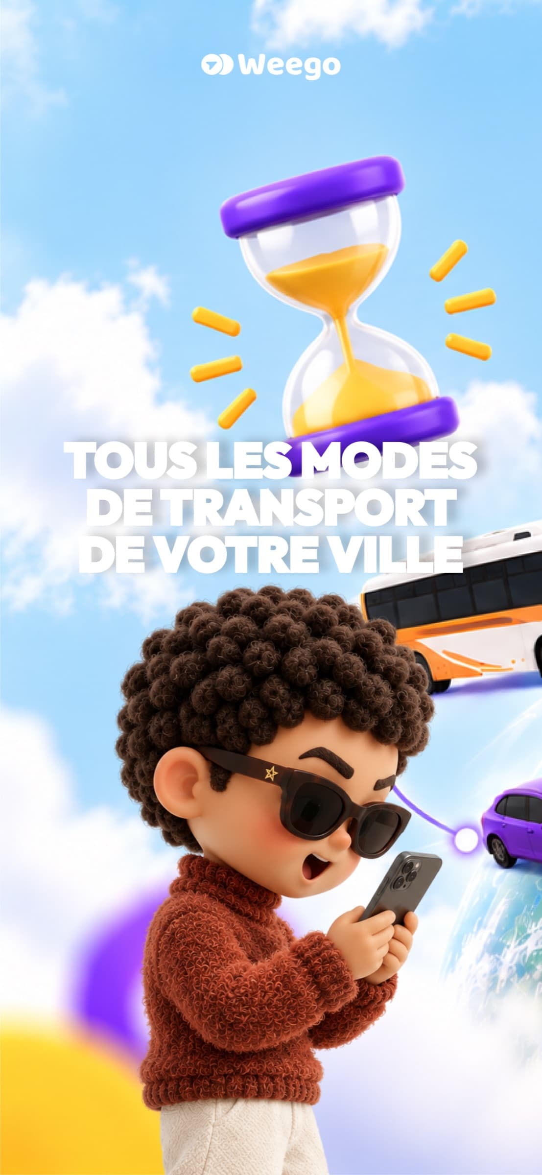 Weego et les différents modes de transport